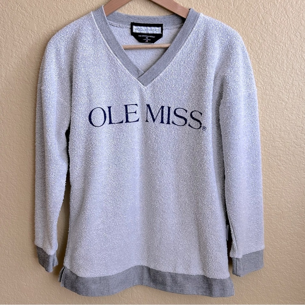 Ole Miss V-Neck Pullover Sweatshirt